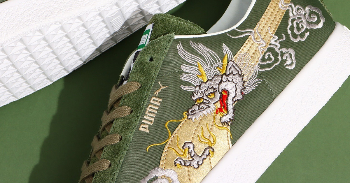 atmos and Puma prepare a Sukajan-inspired Puma Suede | Grailify